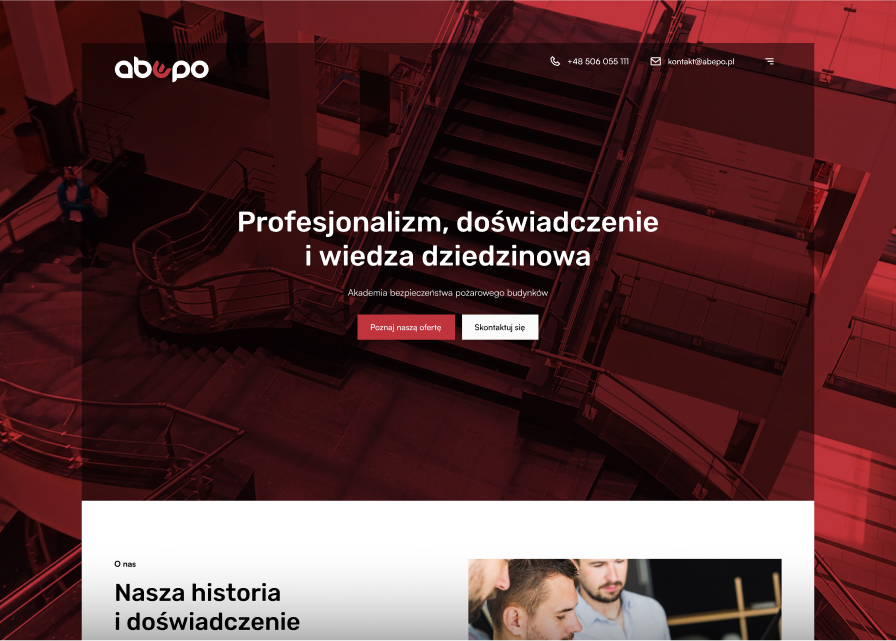 Abepo - strona internetowa