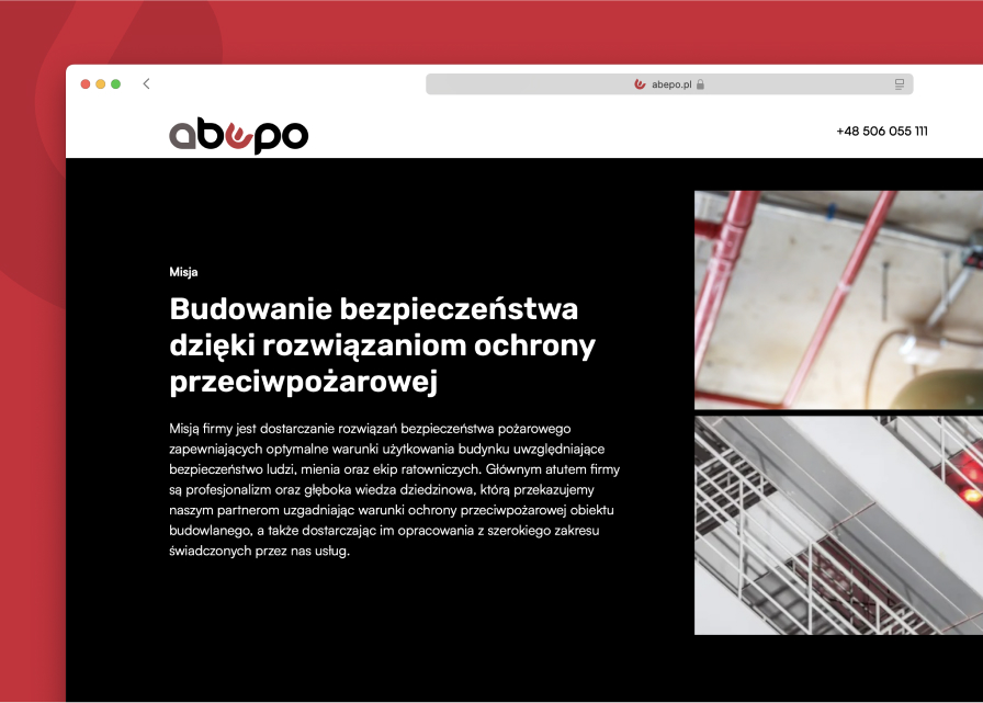 Abepo - strona internetowa