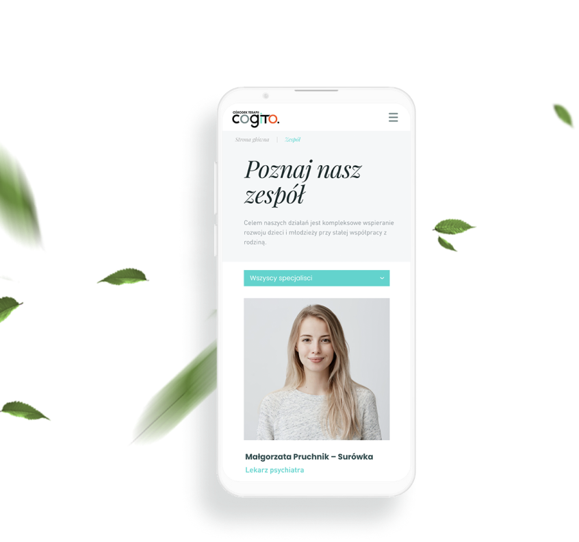 realizacja strony www Cogito Rzeszów