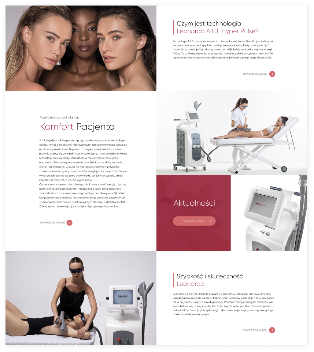 Realizacja strony www medycznej - Hyper Pulse Imeso