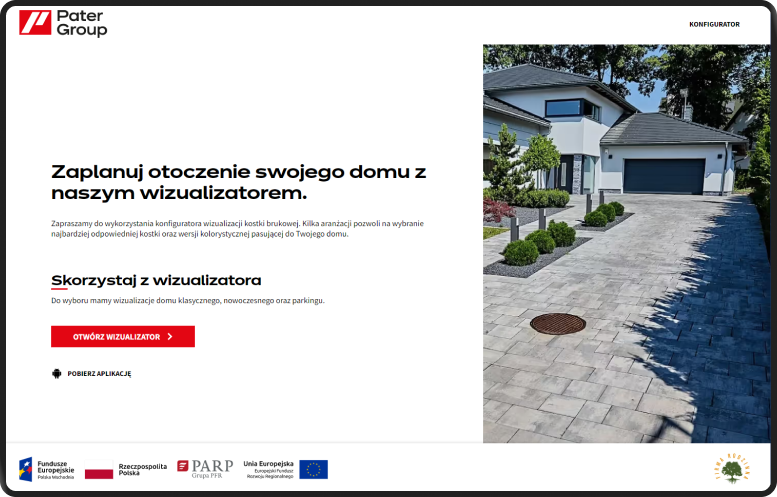 konfigurator online kostki brukowej