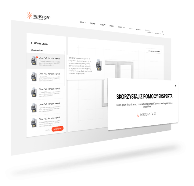 Realizacja konfiguratora okien