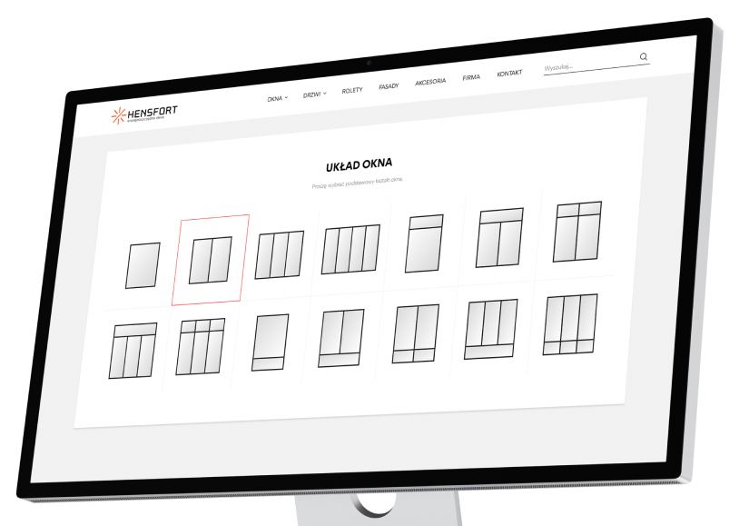 Realizacja konfiguratora okien