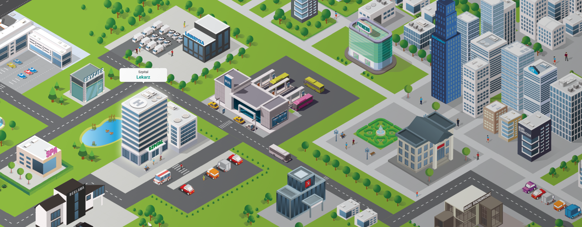 Realizacja aplikacji edukacyjnej Miasto Zawodów