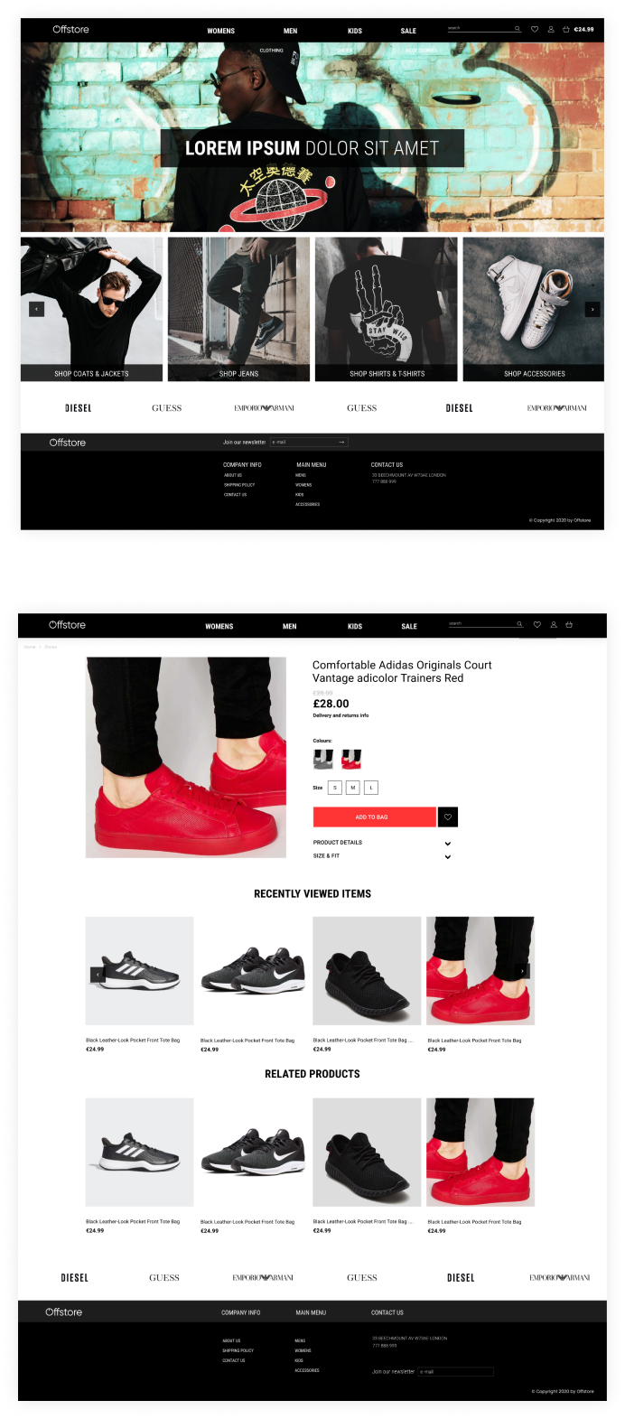 Realizacja sklepu internetowego offstore