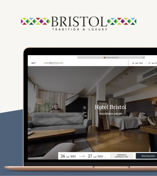 Realizacja strony www Hotelu Bristol