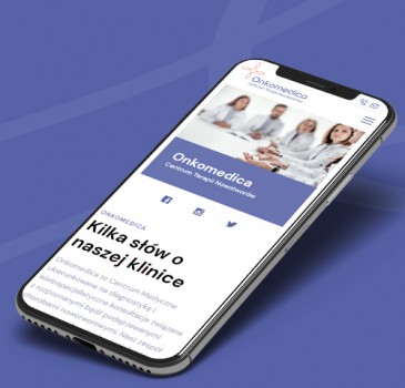 Realizacja strony www dla kliniki onkologicznej Onkomedica