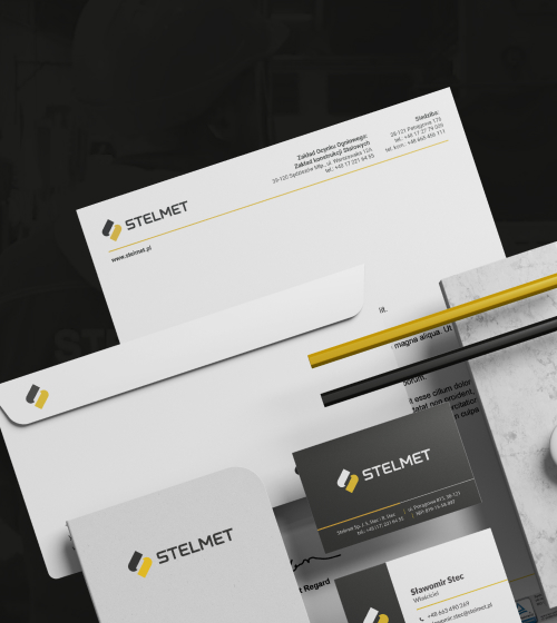 Identyfikacja wizualna dla firmy STELMET