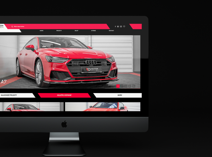 Realizacja strony internetowej dla Maxton Design