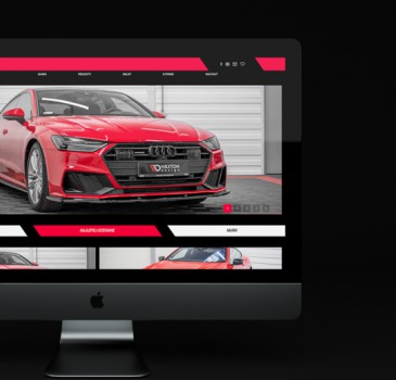 Realizacja strony internetowej dla Maxton Design