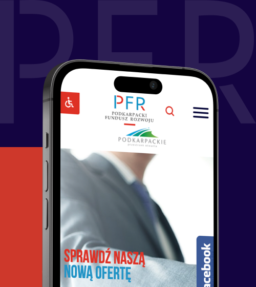 Realizacja strony www dla Podkarpacki Fundusz Rozwoju Rzeszów