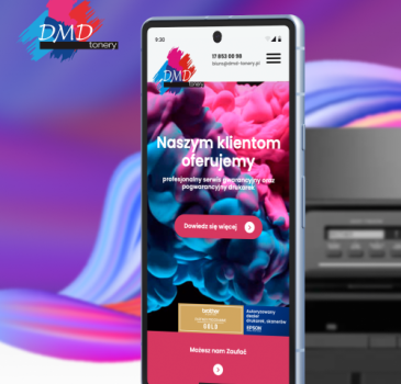 Strona www dla producenta tonerów - DMD Tonery Rzeszów
